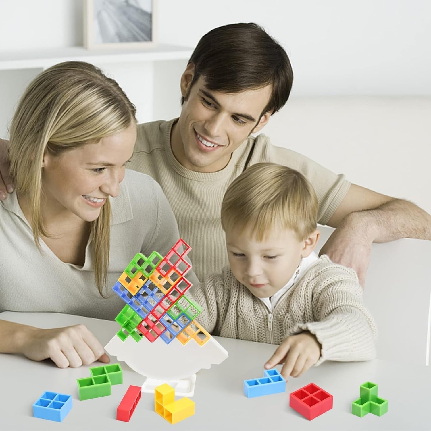 3D Tower Game, Tower Balance Game, Tower Stacking Game Adult Kid Tower Stacking Blocks Balance Game Blocks Building Toys for Kids Age 3+ Years (16 Pcs Set) 3D Tower Game, Tower Balance Game, Tower Stacking Game Adult Kid Tower Stacking Blocks Balance Game Blocks Building Toys for Kids Age 3+ Years (16 Pcs Set)